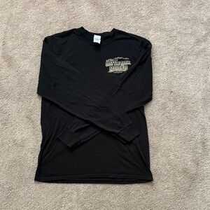 Classic Black Long Sleeve Men's Tee